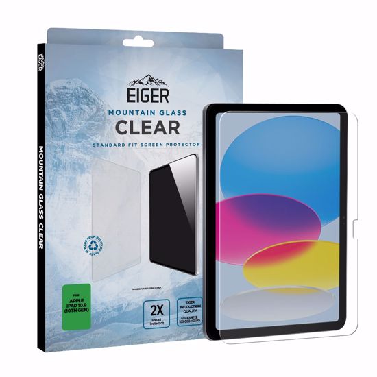 Picture of Eiger Eiger Mountain Glass CLEAR Tablet Screen Protector GRS for Apple iPad 11 (11th Gen) / 10.9 (10th Gen)
